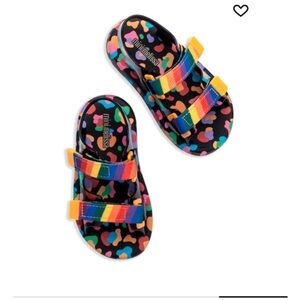 Mini Melissa leopard print sandals